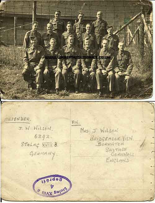 J W Wilson, Stalag XV111B